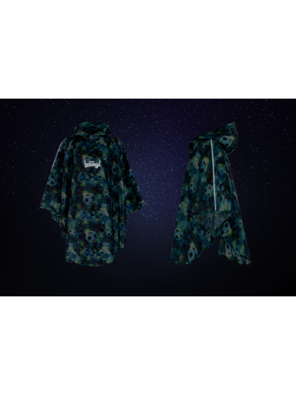 BAAGL  BAAGL Outdoor pláštěnka pončo Futbal veľ. S (110 -130 cm)