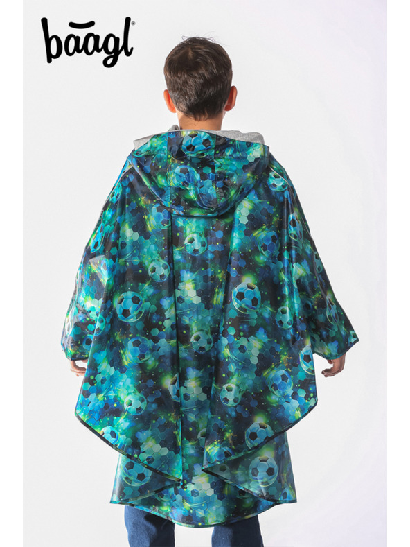 BAAGL  BAAGL Outdoor plátenka pončo Futbal veľ. M (130 -150 cm)