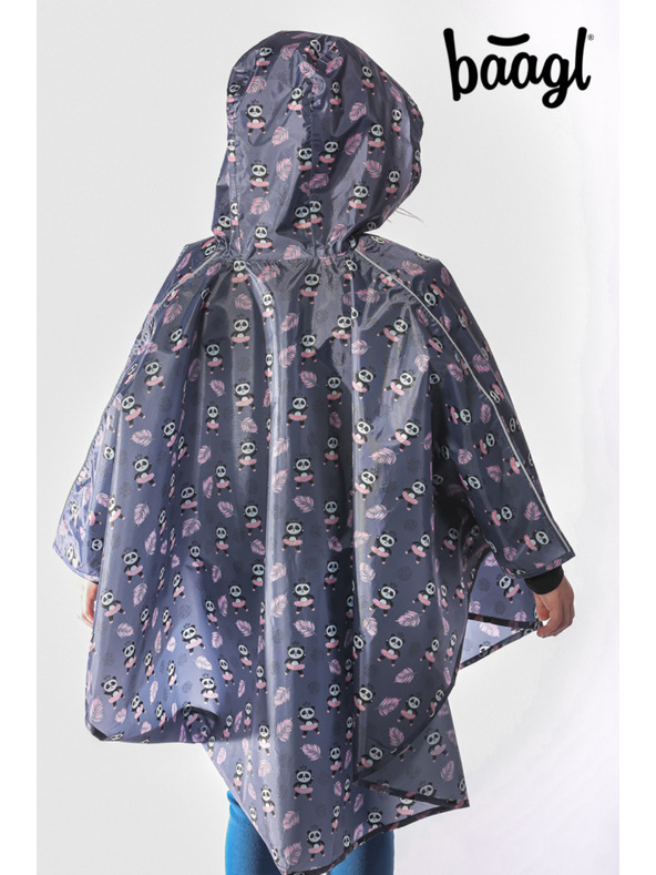 BAAGL  BAAGL Outdoor plátenka pončo Panda veľ. S (110 -130 cm)