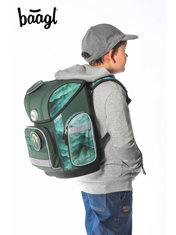 BAAGL  BAAGL SET 3 Ergo Dino: aktovka, peračník, vrecko