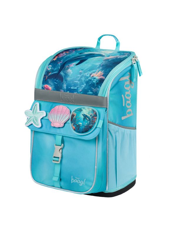 BAAGL  BAAGL Školská aktovka Zippy Delfín