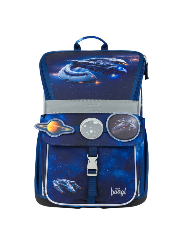 BAAGL  BAAGL SET 3 Zippy Vesmírna loď: aktovka, peračník, vrecko