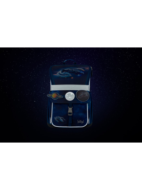 BAAGL  BAAGL SET 3 Zippy Vesmírna loď: aktovka, peračník, vrecko