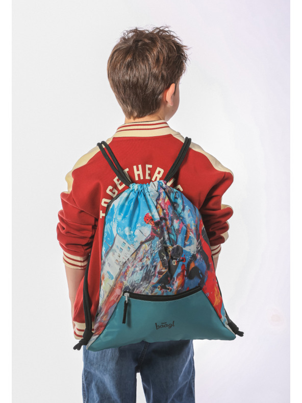 BAAGL  BAAGL SET 3 Zippy Skatepark: aktovka, peračník, vrecko