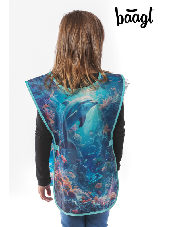 BAAGL  BAAGL Detská zástera Delfín