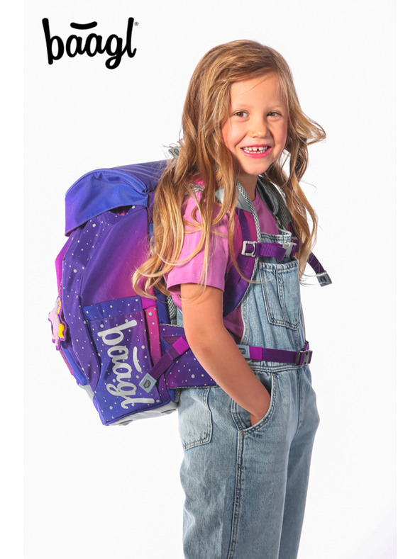 BAAGL  BAAGL Školský batoh Airy Kone srdce
