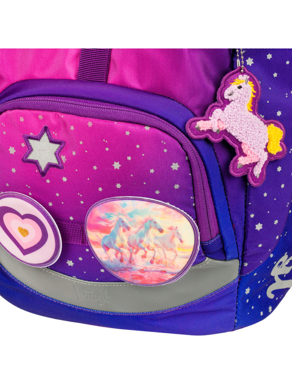 BAAGL  BAAGL Školský batoh Airy Kone srdce