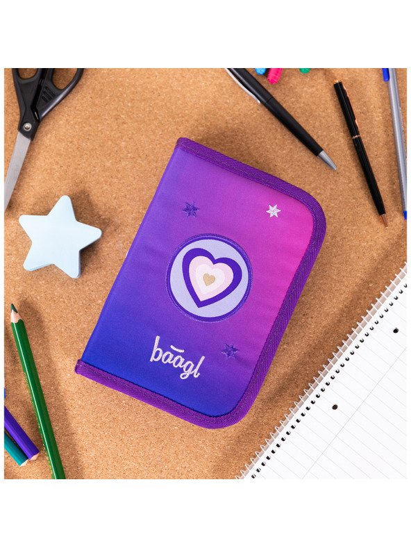 BAAGL  BAAGL SET 3 AIRY Kone srdce: batoh, peračník, vrecúško