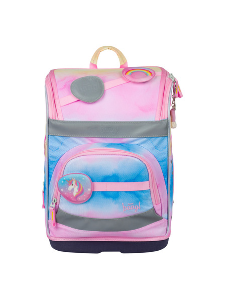 BAAGL  BAAGL Školská aktovka Zippy plus Rainbow Unicorn