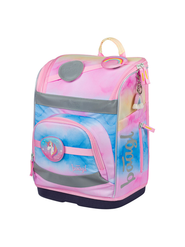 BAAGL  BAAGL Školská aktovka Zippy plus Rainbow Unicorn