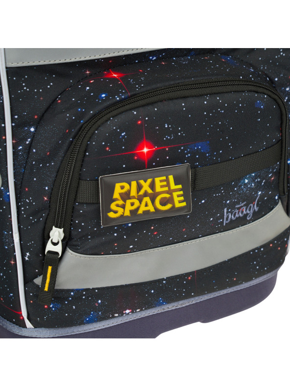 BAAGL  BAAGL Školská aktovka Zippy plus Pixel Space