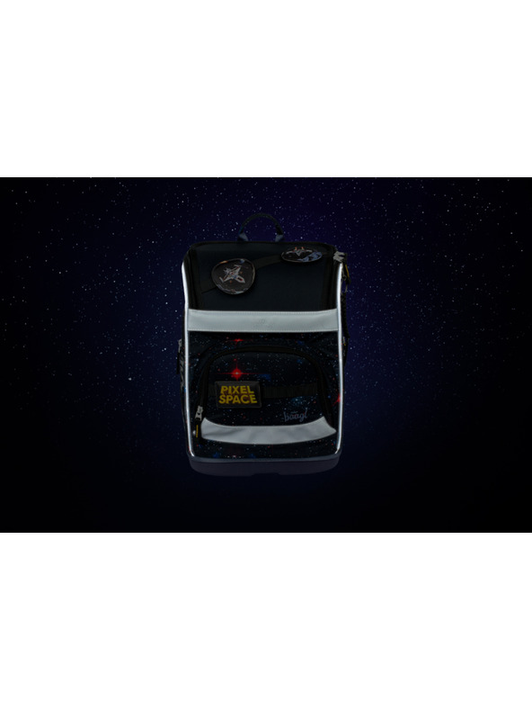 BAAGL  BAAGL Školská aktovka Zippy plus Pixel Space
