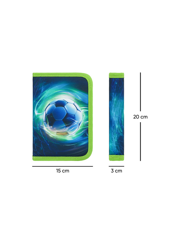 BAAGL  BAAGL SET 3 Zippy plus Futbalová lopta: aktovka, peračník, vrecko