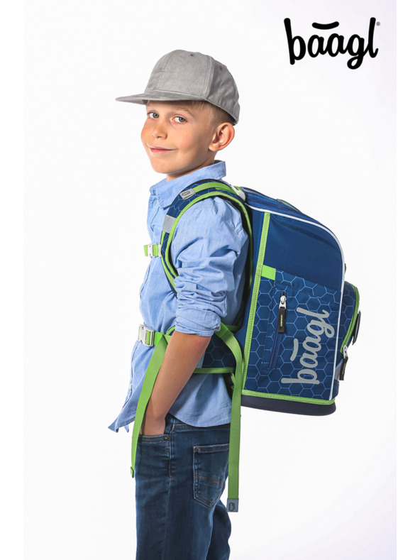 BAAGL  BAAGL SET 3 Zippy plus Futbalová lopta: aktovka, peračník, vrecko