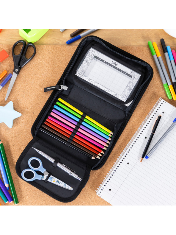 BAAGL  BAAGL Školský peračník jednoposchodový Pixel Space