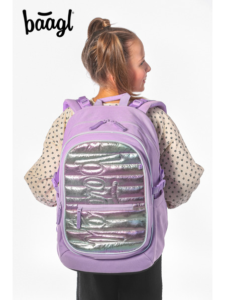 BAAGL  BAAGL Školský batoh Core Lavender