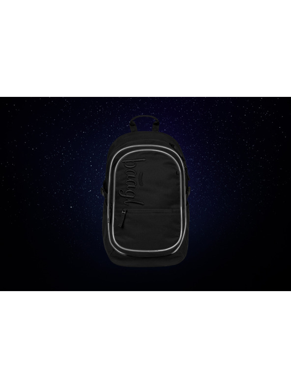 BAAGL  BAAGL Školský batoh Core Uni čierna