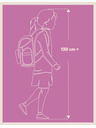 BAAGL  BAAGL SET 3 Core Lavender: batoh, peračník, vrecúško