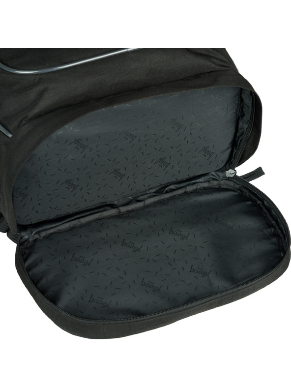 BAAGL  BAAGL Školský batoh Cubic Uni Čierna