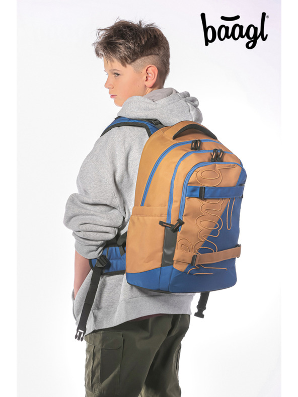 BAAGL  BAAGL Školský batoh Skate max Duo