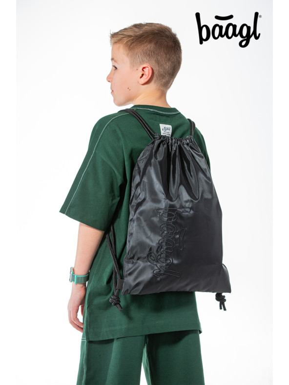 BAAGL  BAAGL SET 3 Skate max Darkness: batoh, peračník, vrecko