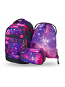 BAAGL  BAAGL SET 3 Skate max Galaxy: batoh, peračník, vrecúško