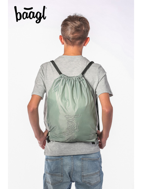 BAAGL  BAAGL SET 3 Skate max Mentol: batoh, peračník, vrecúško