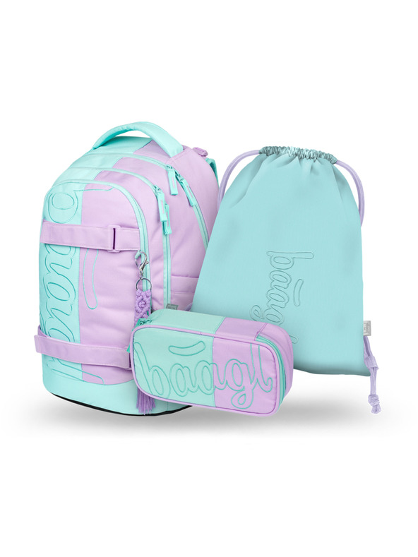 BAAGL  BAAGL SET 3 Skate max Sweet: batoh, peračník, vrecko
