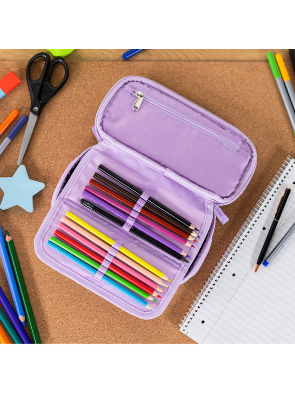 BAAGL  BAAGL Školský peračník etue Lavender