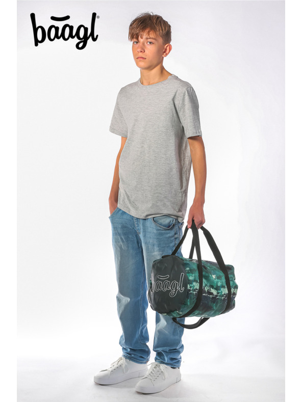 BAAGL  BAAGL SET 3 Skate Forest: batoh, peračník, športová taška