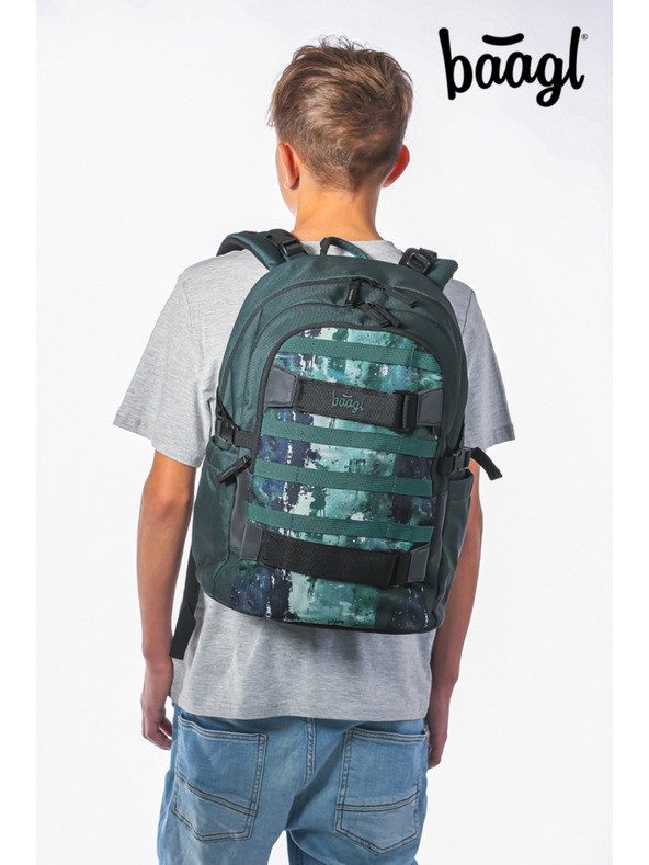 BAAGL  BAAGL SET 3 Skate Forest: batoh, peračník, športová taška