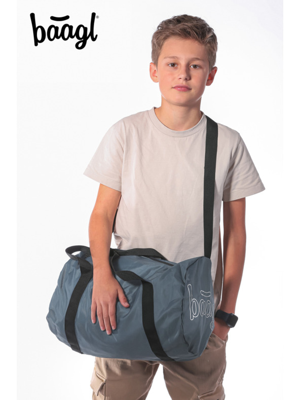 BAAGL  BAAGL SET 3 Skate Dust Blue: batoh, peračník, športová taška