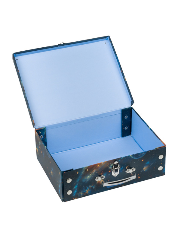 BAAGL  BAAGL Skladací školský kufrík Vesmír s kovaním