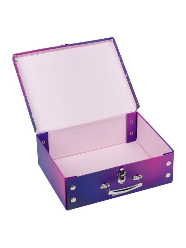 BAAGL  BAAGL Skladací školský kufrík Kone Srdce s kovaním