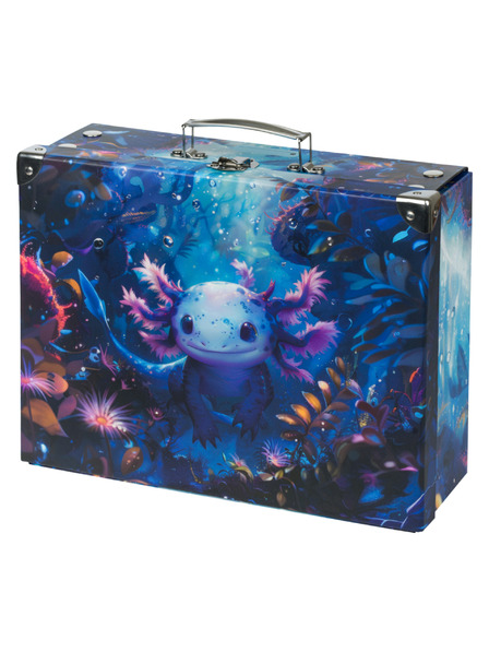 BAAGL  BAAGL Skladací školský kufrík Axolotl s kovaním