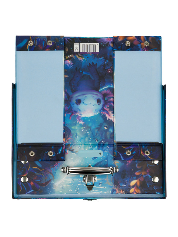 BAAGL  BAAGL Skladací školský kufrík Axolotl s kovaním