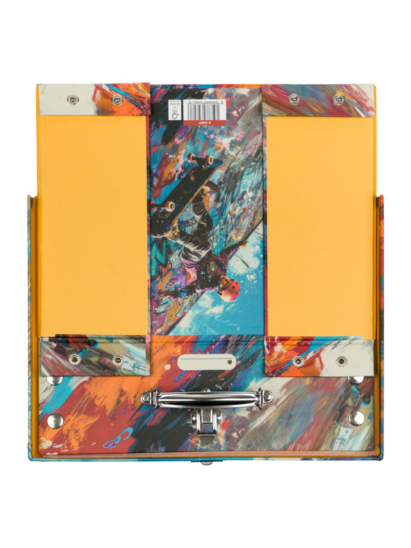 BAAGL  BAAGL Skladací školský kufrík Skatepark s kovaním