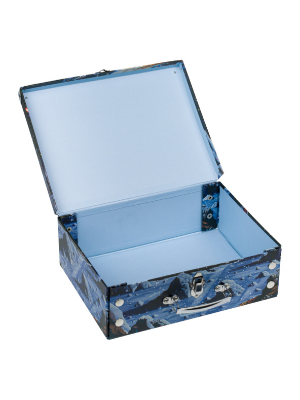 BAAGL  BAAGL Skladací školský kufrík Pixel Space s kovaním