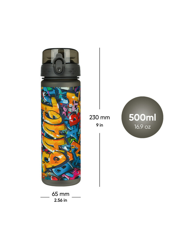 BAAGL  BAAGL Tritánová fľaša na pitie Skatepark 500 ml
