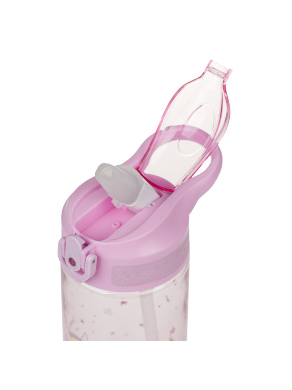 BAAGL  BAAGL Tritánová fľaša na pitie s slamkou Rainbow Unicorn 500 ml