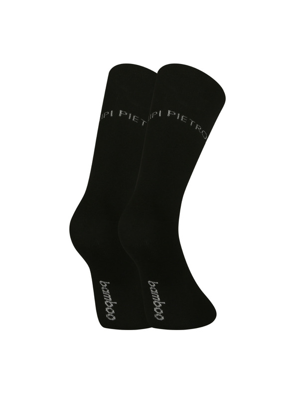 Pietro Filipi Pánska darčeková sada Sada troch - boxerky a Sada troch - ponožky Pietro Filipi čierne