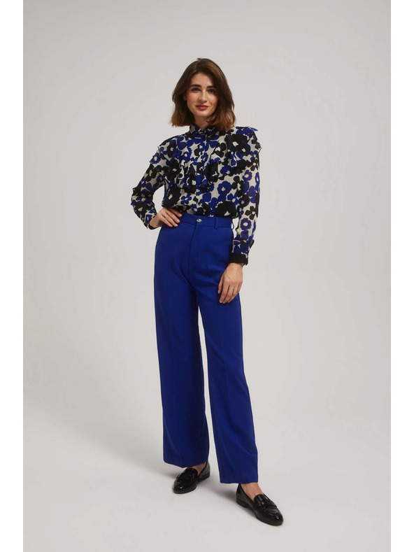 Moodo Farebná blúzka s volánom