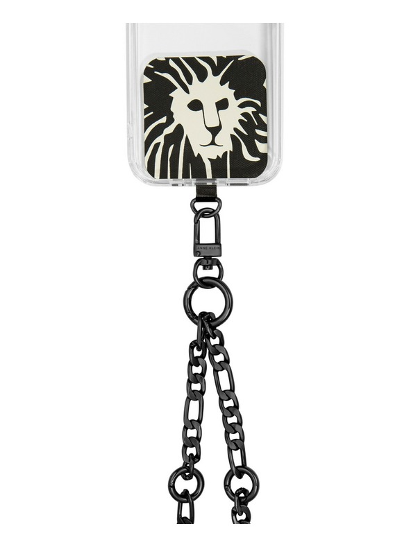 Anne Klein Čierny crossbody kovový retiazka k mobilu Anne Klein WK/4023BKBK