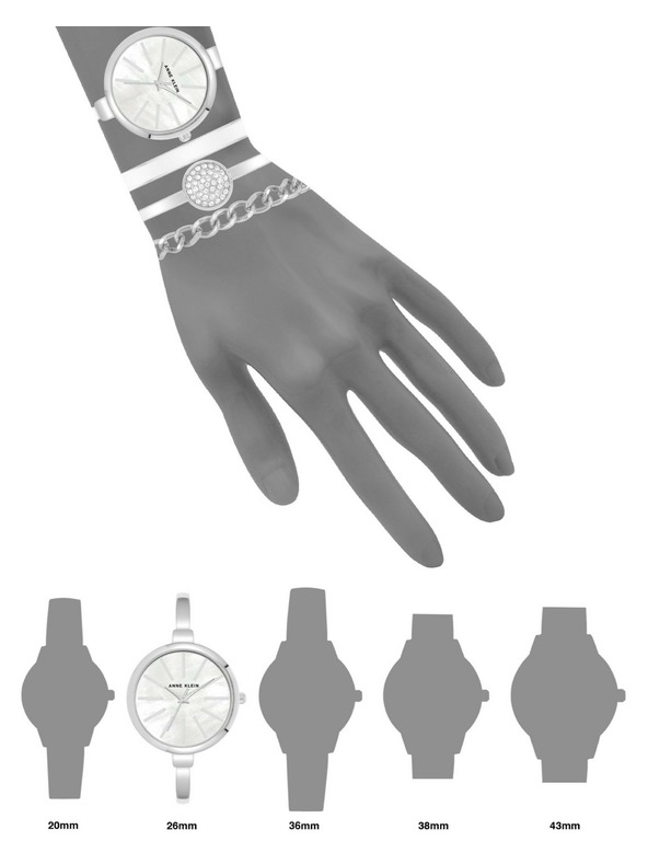 Anne Klein Dámska darčeková sada hodiniek a náramkov Anne Klein AK/1471SVST