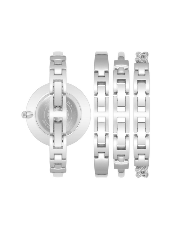 Anne Klein Dámska darčeková sada hodiniek a náramkov Anne Klein AK/1471SVST