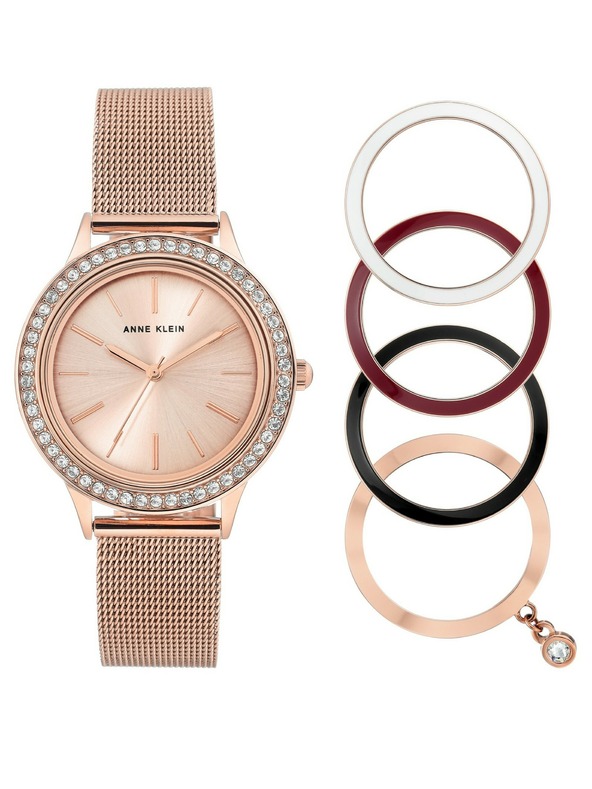 Anne Klein Darčeková sada hodiniek a náhradných luniet Anne Klein AK/3166INST