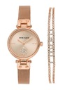 Anne Klein Darčeková sada hodiniek a náramku Anne Klein AK/3552RGST