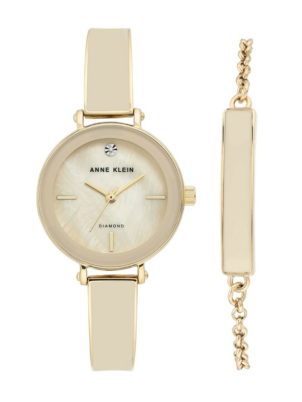 Anne Klein Darčeková sada hodiniek a náramku Anne Klein AK/3620CRST