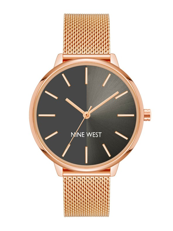 Nine West	 Nine West dámske hodinky guľaté NW/1980GYRG