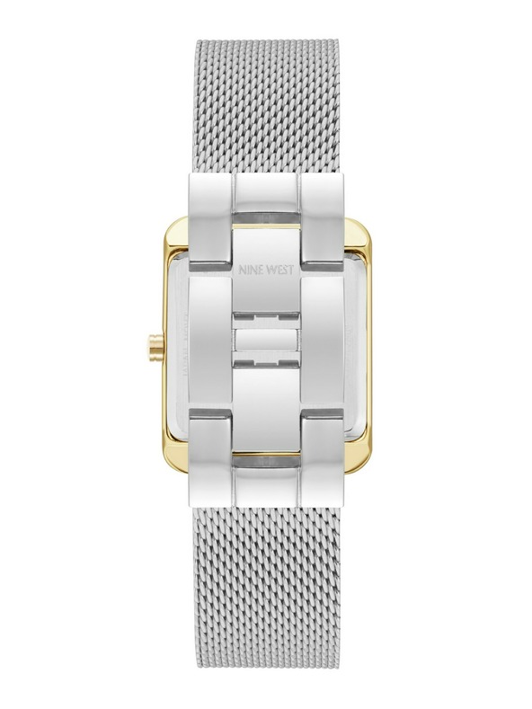 Nine West	 Nine West dámske hodinky hranaté NW/2091SVTT